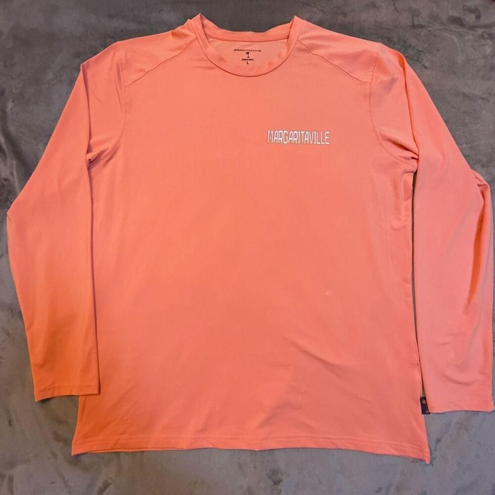 Margaritaville orange/pink long sleeve t-shirt Size L - 0283